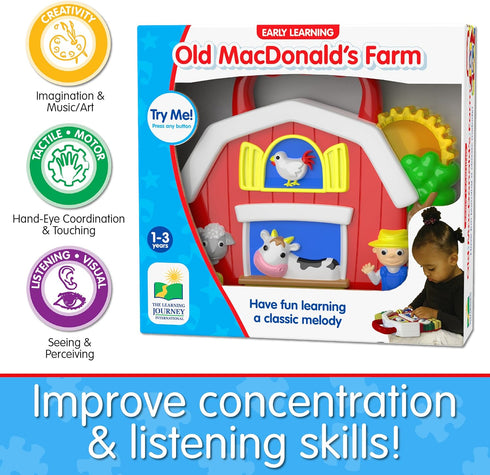 The Learning Journey: Early Learning - Old MacDonalds Farm - Baby & Toddler Toys & Gifts for Boys & Girls Ages 12 Months and Up (203996)...