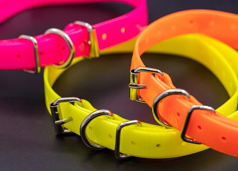 Replacement ¾” Collar Strap Bands with Double Buckle Loop for All Brands of Pet Shock Bark e Collars and Fences....