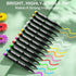 Chalk Markers - 12 Vibrant, Erasable, Fine Tip, Includes 3 Metallic Liquid Chalk Markers - Wet Erase Markers Fine Point - Chalk Board Pens for Acr...