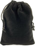 AEAOA Gift Bags, Pack of 5 pieces 16" X 12" Velvet Drawstring Jewelry Pouches, for Candy, Toys, Jewelry, Treats, Birthday Party Favors (Black)...