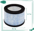 DH-JH01 True HEPA Replacement Filter, Compatible with AROEVE and Kloudi Air Purifier DH-JH01, Intelabe EPI080/EP1080, and Elechomes EPI081/EP1081 ...
