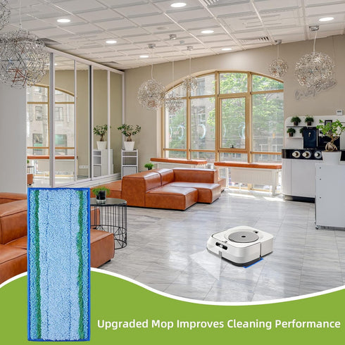 4 Pack Mop Pad for iRobot Braava Jet M6 Ultimate Robot Mop, Upgraded M6 Wet Mopping Pad, Washable Microfiber Replacement Cleaning Pad...