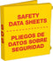 UniKeep SDS Bilingual Binder - 1.5'' Ring Capacity(3 Poly Rings), (Fully Enclosed Case)...