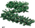 9 ft Prelit Christmas Pine Garland with 50 Battery Operated Warm White LED Lights Timer Outdoor Display...