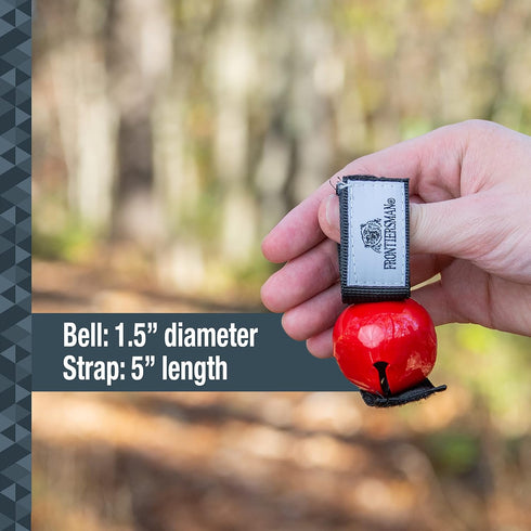 SABRE Frontiersman Bear Bell, Magnetic Silencer, Durable Hook and Loop Strap Attachment, Helps To Prevent Startling Bears While Hiking...