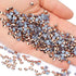 3000 Pieces Hot Fix Glass Flatback Rhinestones HotFix Round Crystal Gems (Rose Gold, SS10)...