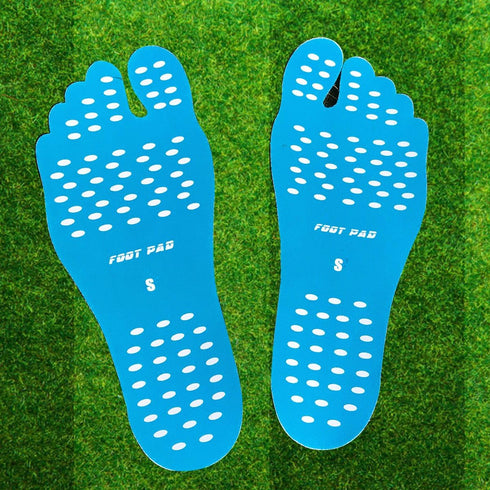 Invisible Barefoot Shoes, Flexible Feet Protect Anti-Slip Design for Pool, Park, Lawn, Street, Spa 3Pairs/Pack.?Small...