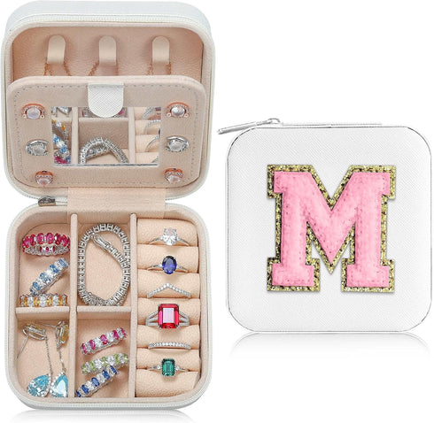 Jewelry Organizer Box, Jewelry Organizer Travel Jewelry Case | Ring Organizer Necklace Organizer Earring Organizer Box | Jewelry Travel Organizer ...