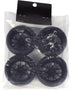 Apex RC Products 1/10 On-Road 12mm Black Mesh Wheels V Tread Rubber Tires (Set of 4) #5002...