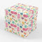 Stesha Party Yarn Lover Gift Wrap - Fiber Arts Sewing - Folded Flat 30 x 20 Inch (3 Sheets)......
