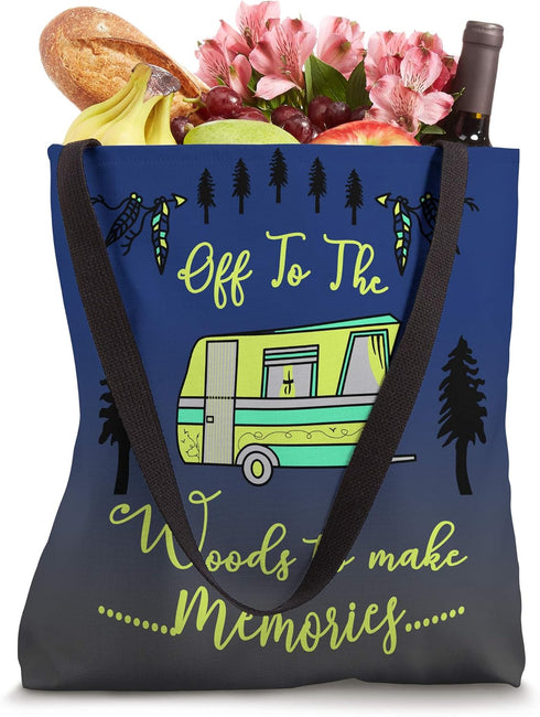 Forest Adventure Camping Gear Gifts That Camp Glampers Love Tote Bag...