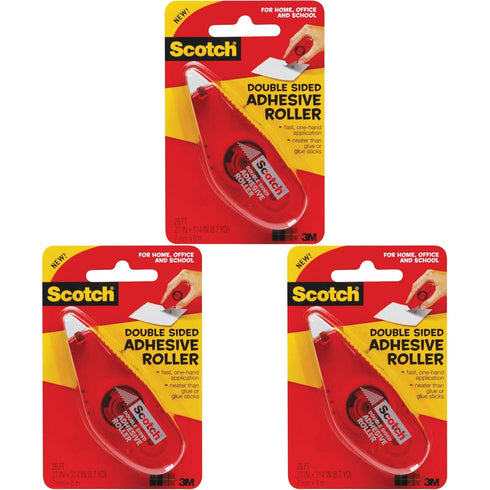 3M Bulk Buy 6061 Scotch Double Sided Adhesive Roller .27 in. x 8.7 yd. (6)...