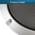 Fielect 5" Speaker Grill Cover Mesh Decorative Circle Woofer Guard Protector Cover Audio Accessories Metal Trim Silver with 4 Screws...