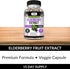 Kaya Naturals Elderberry Immune Support | Elderberry Extract, Rich Antioxidant Premium Elderberry Vitamins, 1200mg Immune System Booster Sambucus ...