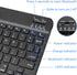 Samsung Galaxy Tab S7/S8 Wireless Keyboard,Universal Slim Portable Bluetooth Keyboard Compatible with Samsung Galaxy Tab S7/S8 Keyboard with Built...