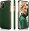 LOHASIC for Luxury Leather iPhone 11 Pro Case – Slim Designer PU Cover with Electroplated Frame, Soft TPU Bumper, Anti-Slip Grip, Business Protect...