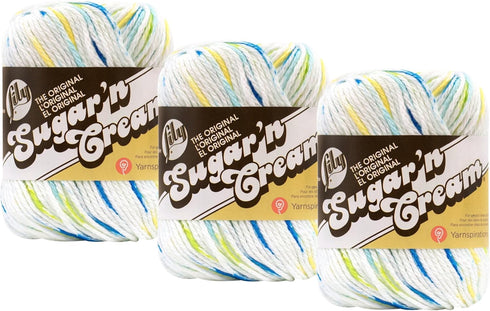 Sugar'N Cream Yarn - Ombres-Summer Print......