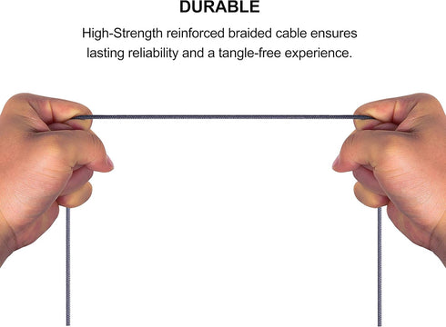 Audio Replacement Cable with in-Line Mic Remote Volume Control Compatible with Sennheiser HD598 HD598 SE, HD518 HD598 Cs, HD599 HD569 HD579 Headph...