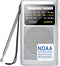 Greadio NOAA Weather Radio, AM/FM Battery Operated Transistor Portable Radio with Best Reception,Stereo Earphone Jack,Powered by 2 AA Battery for ...