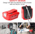 Multi-Functional Power Adapter Compatible with DEWALT and Milwaukee Batteries with Dual USB Ports and 12V DC Port Three-mode work light-Compatible...