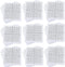 Graph Paper Sticky Notes - 12 Pads 300 Sheets Mini Graph Sticky Notes 3x3 in,Lined Sticky Notes Super Adhesive Math Chart Paper X Y axis 20×20 Gri...