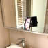 Universal Mirror Shower Phone Holder, Multi-Directional Dual 360 Degree Rotating Suction Cup Phone Wall Mount stand, Tiktok Youtube Vlog Video Rec...