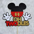 Oh Twodles Mouse Cake Topper 2nd Birthday Party Supplies Cake Decorations Second Birthday Party Theme...