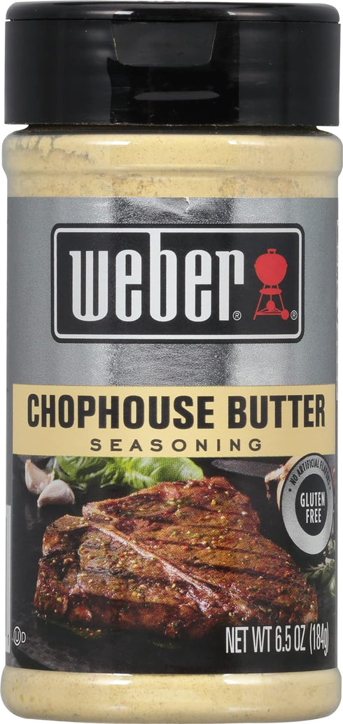 Weber Chophouse Butter Seasoning, 6.5 Ounce Shaker (Pack of 6)...