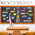 Qilery 36 Pcs Classroom Bulletin Board Decorations Set Teamwork Classroom Decor Welcome Bulletin Board Craft for Kids Kindergarten Preschool Eleme...
