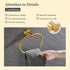 Towel Ring Brushed Gold, Suyar SUS304 Stainless Steel Towel Holder, Hand Towel Rack for Bathroom, Wall Mounted...