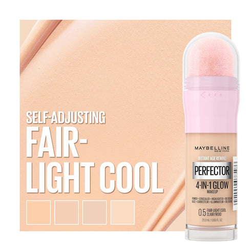 Maybelline New York Instant Age Rewind Instant Perfector 4-In-1 Glow Makeup, Fair/Light Cool...