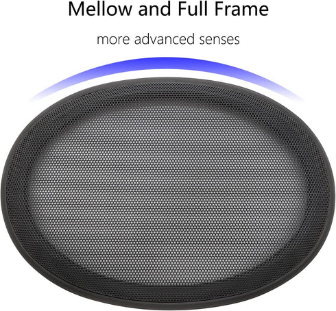 6" x 9" Speaker Grill Covers, Car Speaker Subwoofer Guard Protector, ABS Plastic Frame with Metal Mesh, Black - 2Pcs...