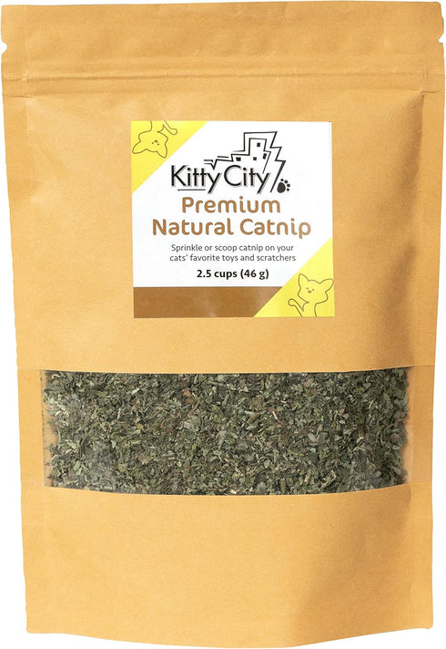 Kitty City Cat Premium Natural Catnip Tin, Premium Catnip Bag, Catnip with Silvervine, Catnip Spray...