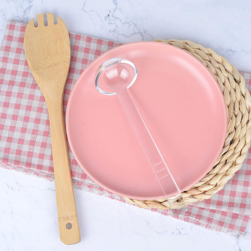 4 pieces 1 oz ladle clear small gravy ladle long handle Acrylic 7.9 Inch Perfect for Serving Dressings,punch bowl, Sauces and Toppings (1oz, small...