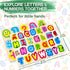QUOKKA Wooden Puzzles for Toddlers 3-5 - Alphabet Toddler Puzzles 1-3 Years Old - ABC Gift Educational Toys for Boys and Girls - Wood Games for Ch...