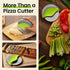 Kitchy Pizza Cutter Wheel with Protective Blade Cover, Ergonomic Pizza Slicer (Green)...