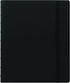 FILOFAX REFILLABLE NOTEBOOK CLASSIC, 9.25" x 7.25" Black - Elegant leather-look cover with moveable pages - Elastic closure, index, pocket and pag...