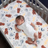 Lambs & Ivy Star Wars Signature Millennium Falcon 100% Cotton Fitted Crib Sheet...