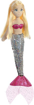 Aurora® Enchanting Sea Sparkles™ Sequin Sparkles™ Isla Stuffed Doll - Imaginative Play - Magical Companions - Multicolor 18 Inches...