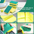 Individually Wrapped Sponges, Kitchen Dishwashing Sponge Bulk, Non Scratch Dishes Scouring Pad Dishcloth, Odor-Free Sponge Wipes for Household Cle...