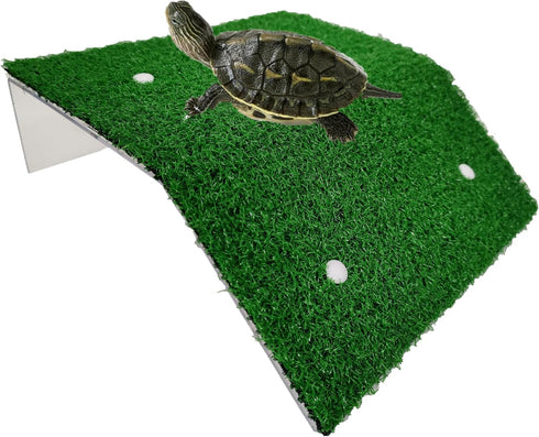 Turtle Basking Platform, Lawn Turtle Resting Basking Platform, Tortoise Ramp Climbing Reptile Ladder Resting Terrace Fish Tank Aquarium Turtle Doc...