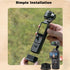FiTSTILL Black Silicone Non-Slip Desktop Mount for DJI Osmo Pocket 3, Lightweight and Compact,with a Portable Charging Opening,Support Base OSMO P...