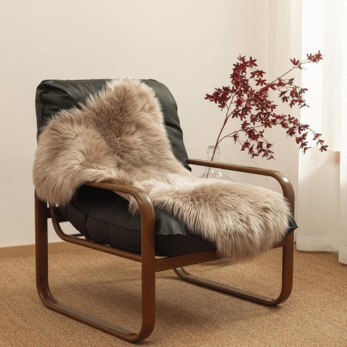 Ashler Faux Fur Rug, Beige Area Rugs, Fluffy Sheepskin Fur Rug, Fuzzy Ultra Soft 2 x 3 Ft Rugs, Machine Washable Shag Rug, Nursery Throw Rugs for ...