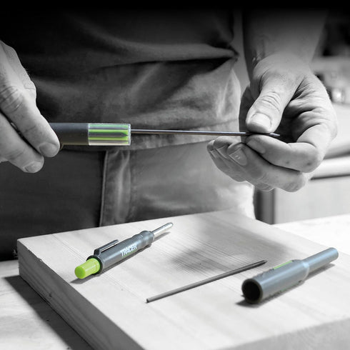 Tracer Deep Pencil Marker - Replacement Lead (6 Pack) - Site Holsters - All In One Marking Kit - Built For Construction...