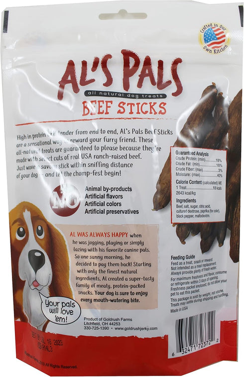 AL's Pals All Natural Dog Treats - Beef Sticks 7.8 oz. Bag...