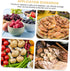 HOMSFOU 2pcs Dumpling Box Containers for Fridge Large Plastic Container Flat Storage Bins Stackable Food Storage Containers Refrigerator Box Dumpl...