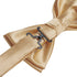 Hi-Tie Silk Pre-Tied Bowtie for Men Woven Bow Ties and Pocket Square Cufflinks Set for Wedding Party Formal...