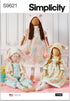 Simplicity Lanky Plush Dolls and Clothes Sewing Pattern Kit by Elaine Heigl Designs, Code S9621, One Size, Multicolor...