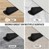 Door Stoppers, 2 Pack Premium Rubber Door Stoppers for Bottom of Door Security Rubber, Door Stopper Wedge for Carpet Heavy Duty Door...