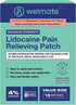 WELMATE | 4% Lidocaine Numbing Patch | Maximum Strength | Temporary Relief of Pain, Back, Neck, Shoulders, Knees, Elbows, Minor Skin Irritations |...
